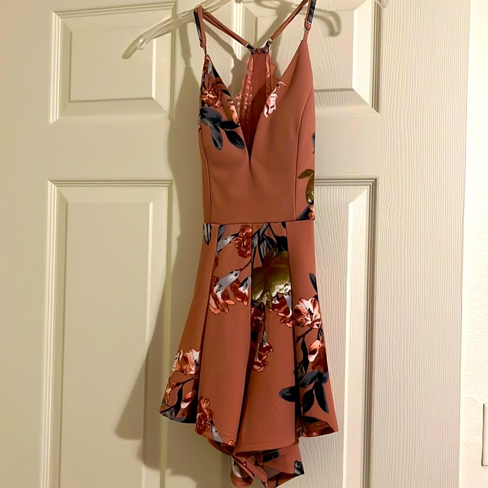 Windsor Dressy floral formal romper size XS